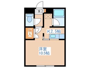 パンセ平岸の物件間取画像